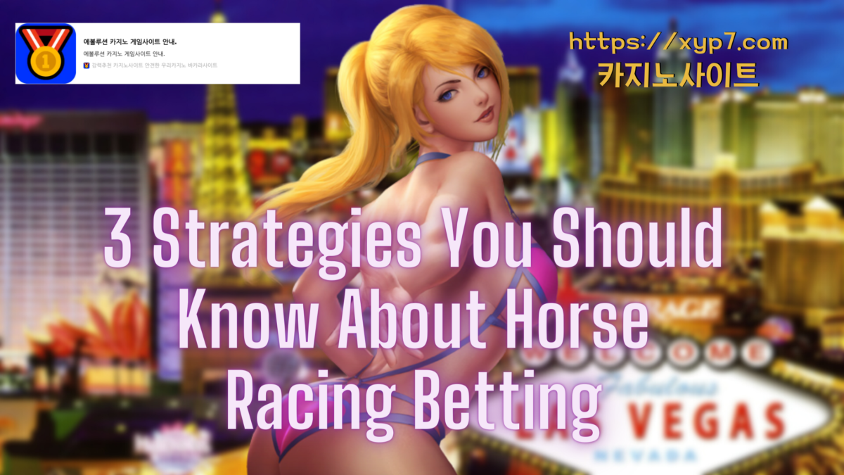 카지노사이트 Expert Tip 3 Strategies You Should Know About Horse Racing Betting