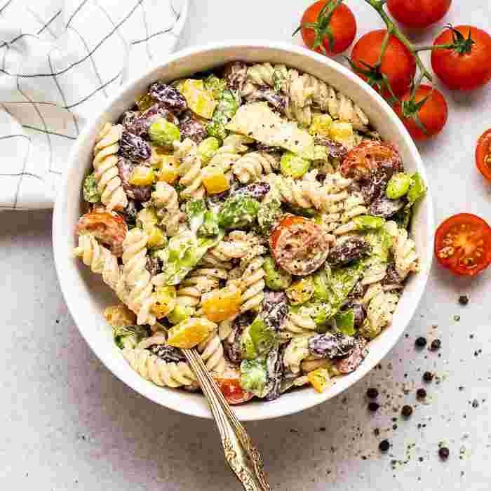 low calorie pasta salad recipe